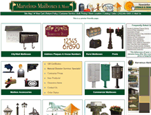 Tablet Screenshot of mailboxsuperstore.com